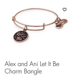 Alex and Ani Beatles Let It Be rose gold
